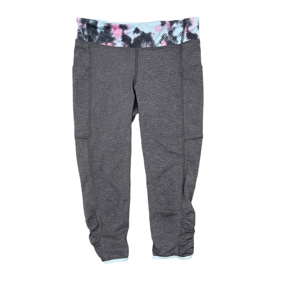 Ivivva Gray Cropped Leggings Size 12 - Picture 9 of 9